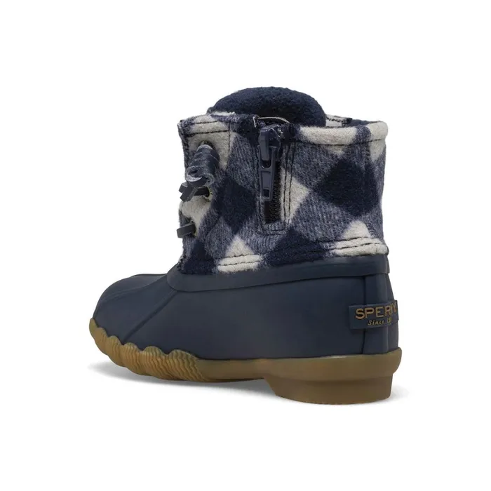 Boots Kids Sperry Little Kid039s Saltwater Junior Duck Boot Navy Plaid Boots Kids Sperry Little Kid039s Saltwater Junior Duck Boot Navy Plaid
