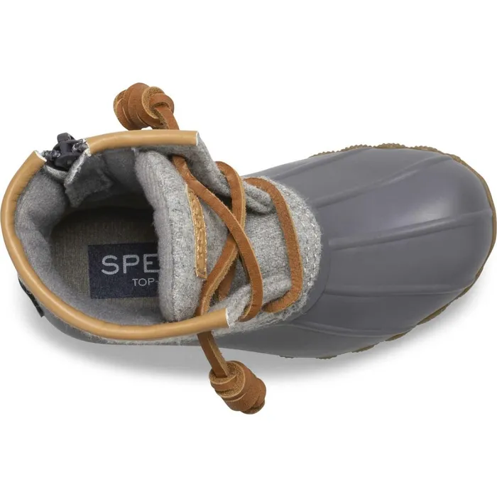 Boots Kids Sperry Little Kid039s Saltwater Wool Duck Boot Grey Boots Kids Sperry Little Kid039s Saltwater Wool Duck Boot Grey