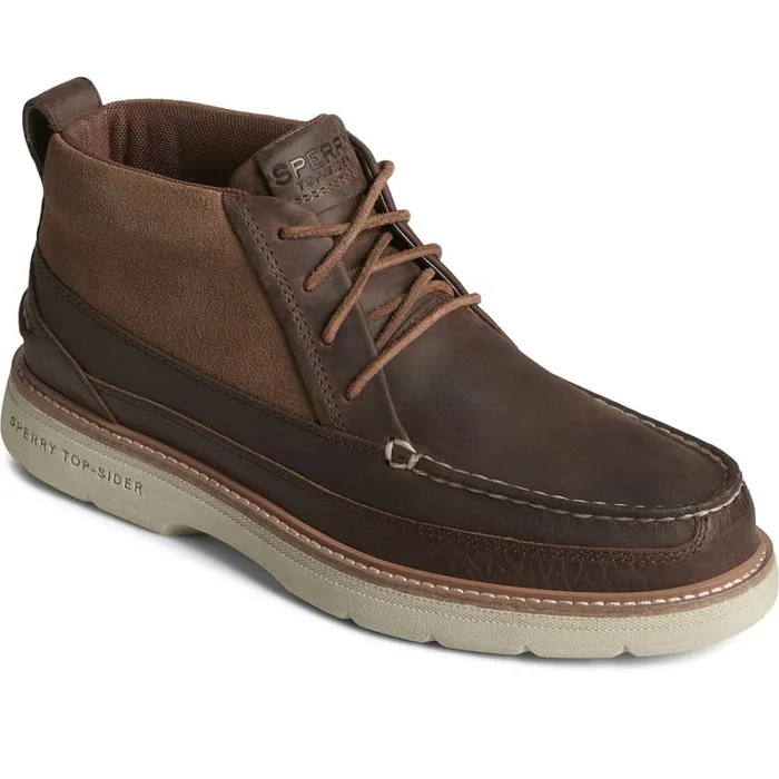 Boots Men Sperry Authentic Original PLUSHWAVE Lug Chukka Boot Dark Tan Boots Men Sperry Authentic Original PLUSHWAVE Lug Chukka Boot Dark Tan