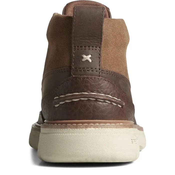 Boots Men Sperry Authentic Original PLUSHWAVE Lug Chukka Boot Dark Tan Boots Men Sperry Authentic Original PLUSHWAVE Lug Chukka Boot Dark Tan