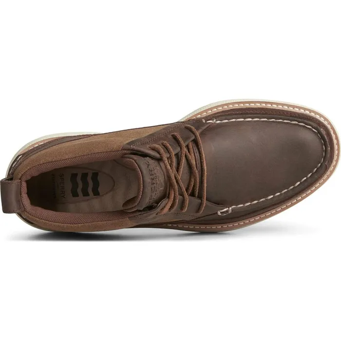 Boots Men Sperry Authentic Original PLUSHWAVE Lug Chukka Boot Dark Tan Boots Men Sperry Authentic Original PLUSHWAVE Lug Chukka Boot Dark Tan