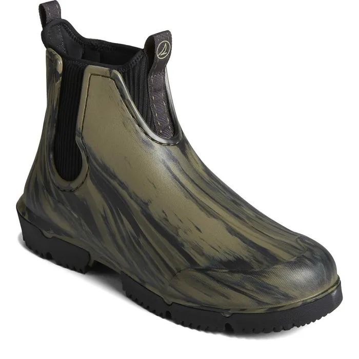 Boots Men Sperry Float Rain Boot Olive Camo Boots Men Sperry Float Rain Boot Olive Camo
