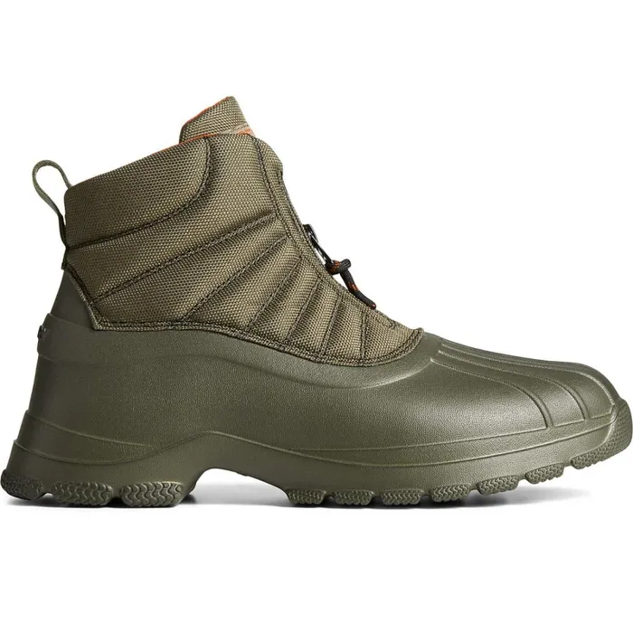 Boots Men Sperry SeaCycled Duck Float Zip Up Boot Olive