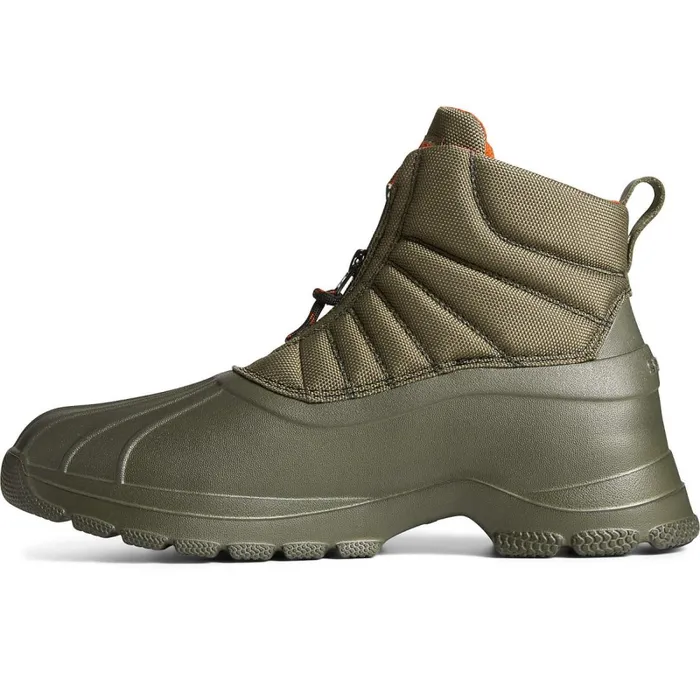 Boots Men Sperry SeaCycled Duck Float Zip Up Boot Olive