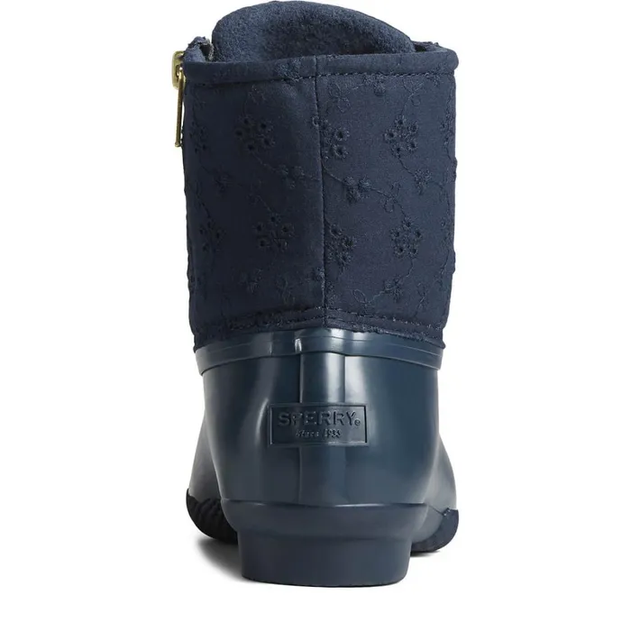 Boots Women Sperry Saltwater Eyelet Duck Boot Navy Boots Women Sperry Saltwater Eyelet Duck Boot Navy