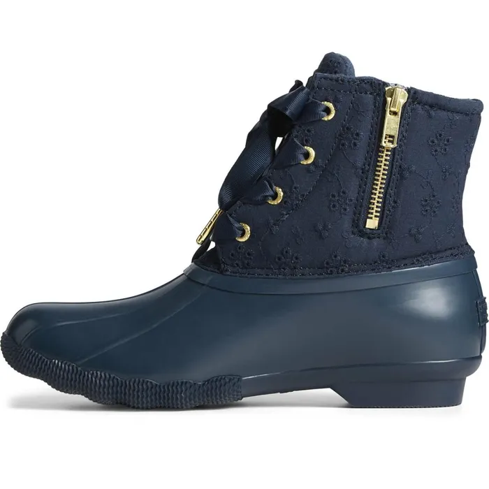 Boots Women Sperry Saltwater Eyelet Duck Boot Navy Boots Women Sperry Saltwater Eyelet Duck Boot Navy