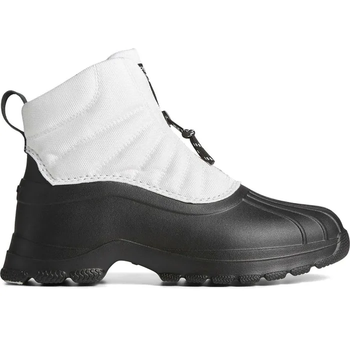 Boots Women Sperry SeaCycled Duck Float Zip Up Boot White