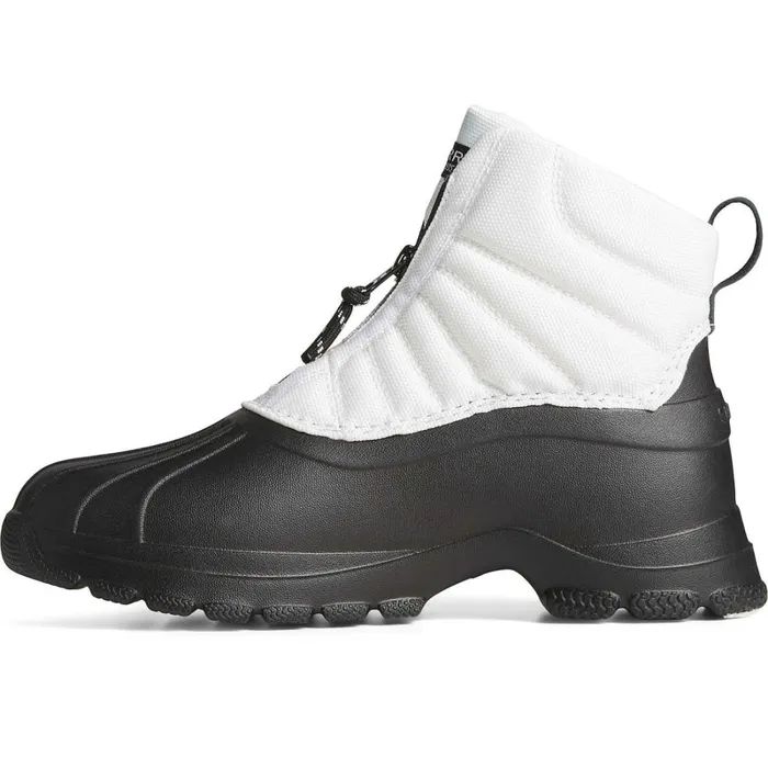 Boots Women Sperry SeaCycled Duck Float Zip Up Boot White