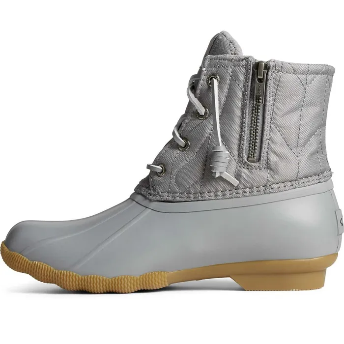 Boots Women Sperry SeaCycled Saltwater Nylon Duck Boot Grey Boots Women Sperry SeaCycled Saltwater Nylon Duck Boot Grey