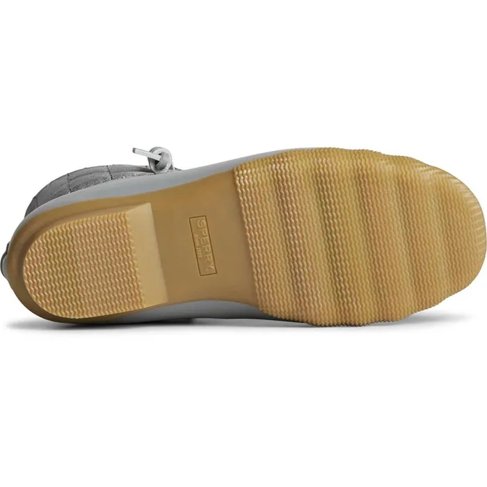Boots Women Sperry SeaCycled Saltwater Nylon Duck Boot Grey Boots Women Sperry SeaCycled Saltwater Nylon Duck Boot Grey