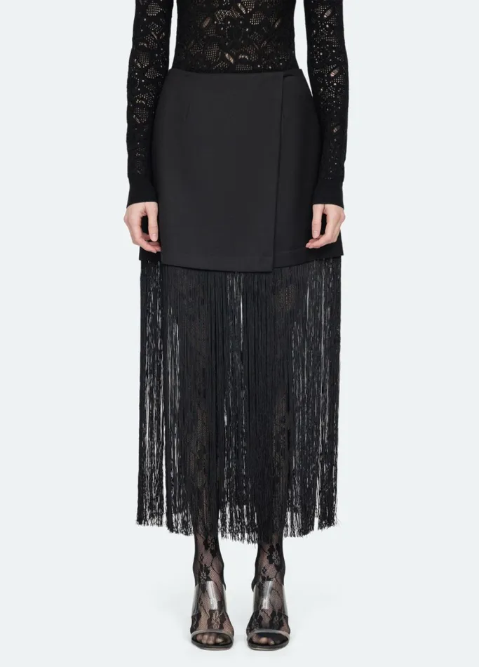 Bottoms Women Sea New York Pari Skirt Black