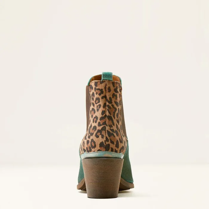 Bradley Western Boot Peacock Tealtan Leopard Women Ariat Western Boots