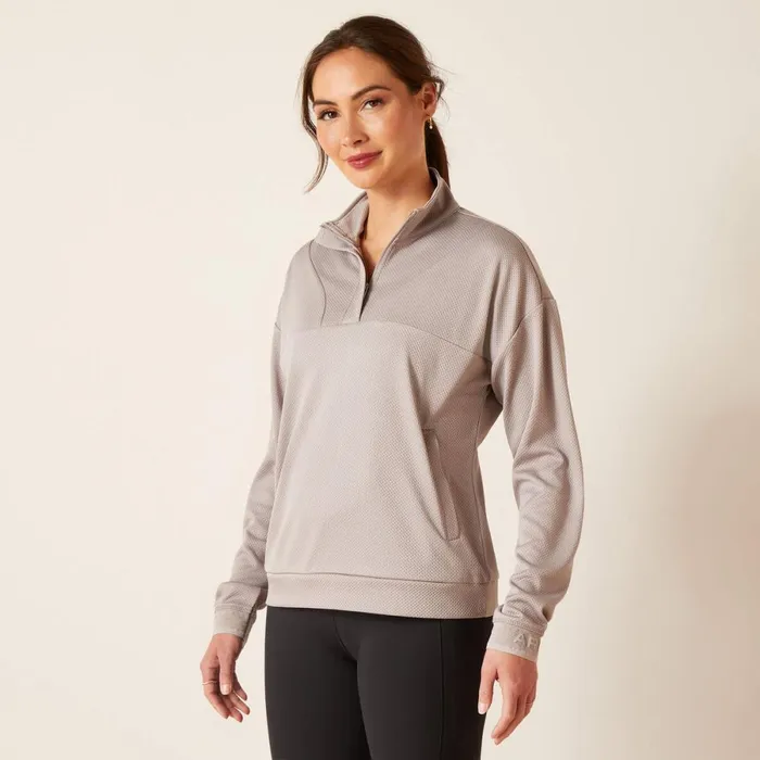 Breathe 12 Zip Sweatshirt Zinc Women Ariat Sweatshirts and Hoodies