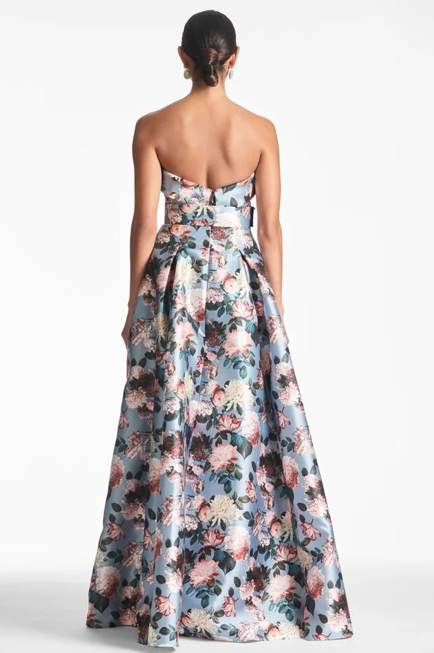 Brielle Gown 8211 Ice Blue Garden Women Sachin and Babi Formal