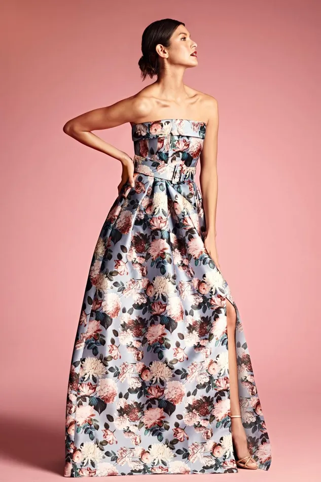 Brielle Gown 8211 Ice Blue Garden Women Sachin and Babi Formal