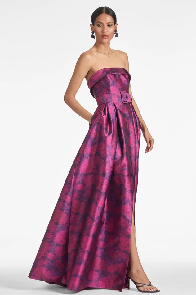 Brielle Gown 8211 Magenta Bloom Women Sachin and Babi Formal