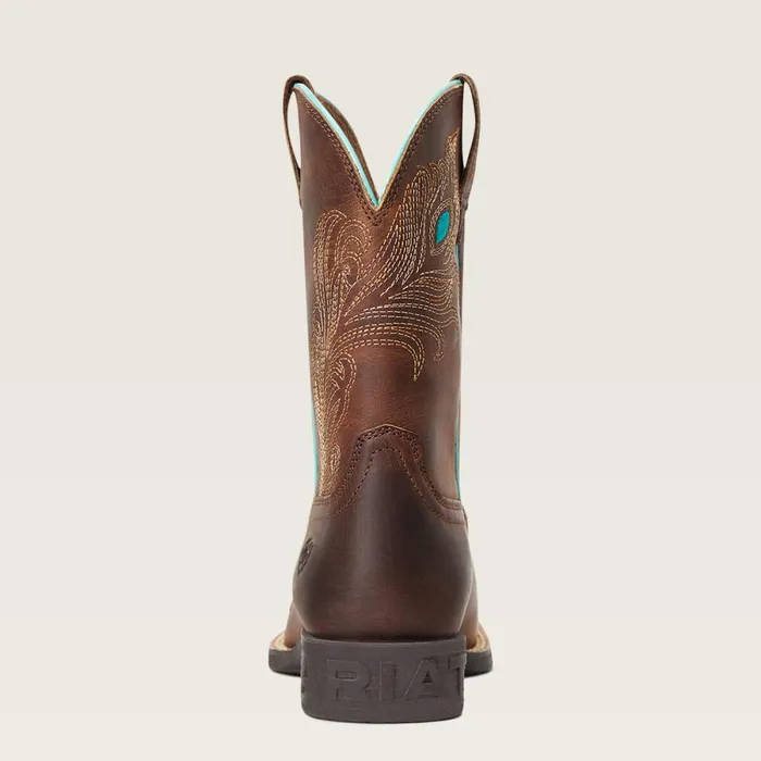 Bright Eyes II Western Boot Hat Box Brown Kids Ariat Big Kids039 Footwear Bright Eyes II Western Boot Hat Box Brown Kids Ariat Big Kids039 Footwear