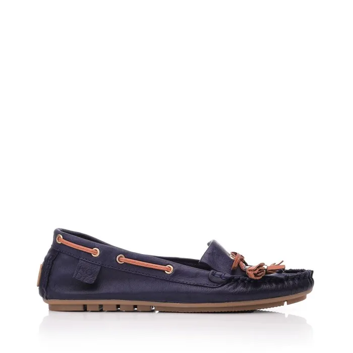 Brogues And Loafers Women Moda In Pelle Ellery NavyTan Leather