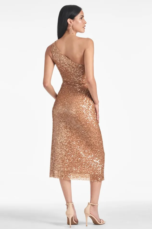 Carmen Dress 8211 Honey Women Sachin and Babi One Shoulder