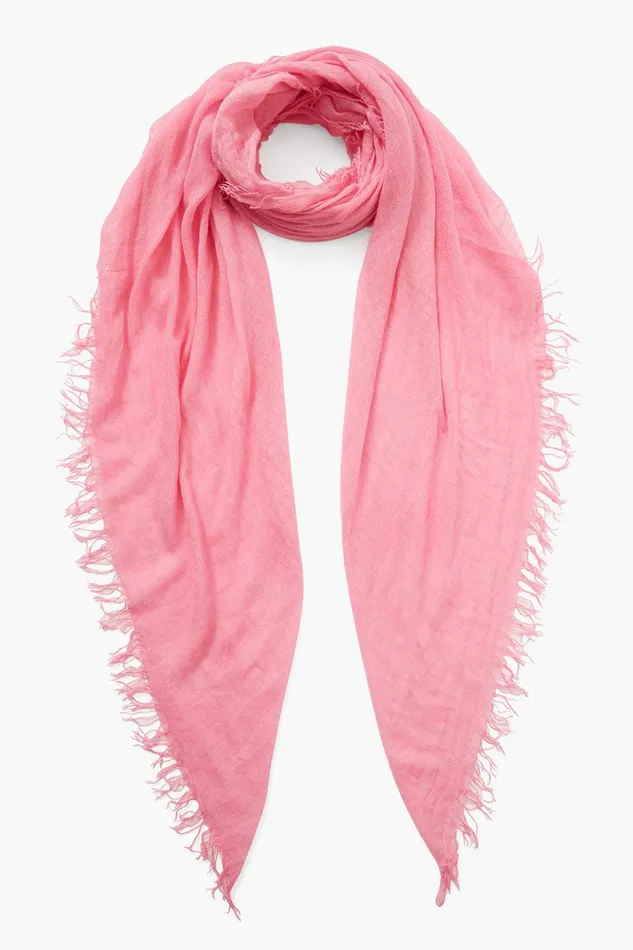 Cashmere And Silk Scarf Sachet Pink Women Chan Luu Scarves