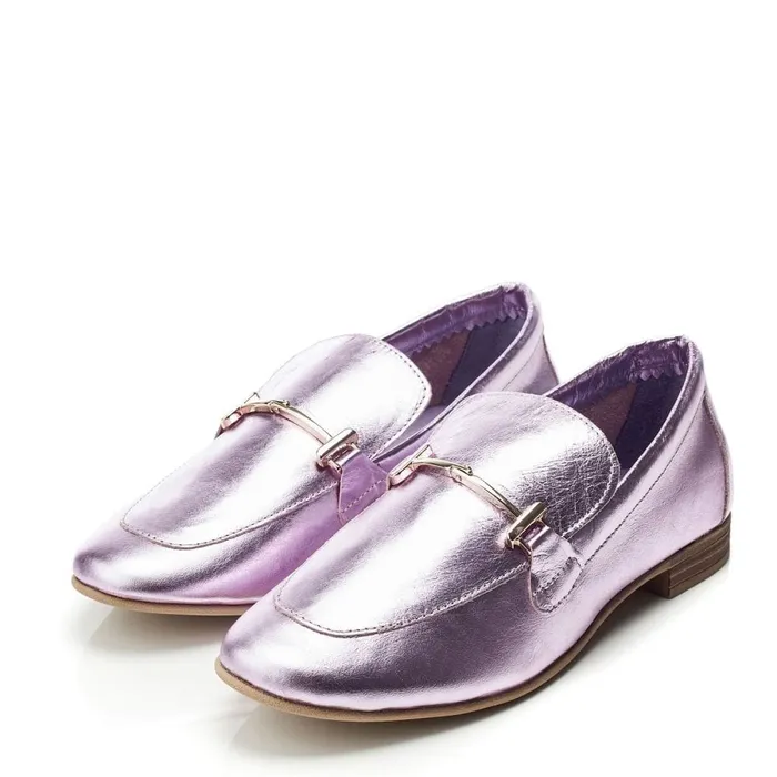 Casual Shoes Women Moda In Pelle Bsoleful BWinnie Lilac Leather