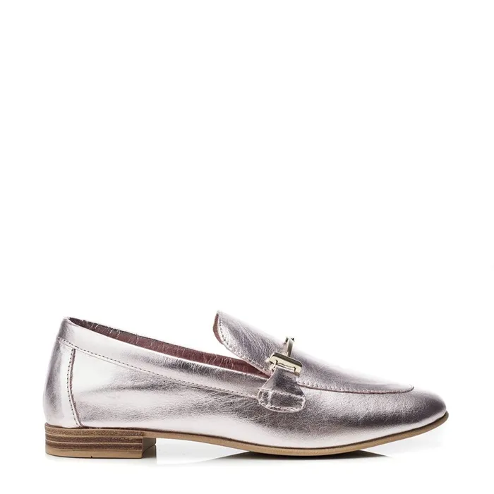 Casual Shoes Women Moda In Pelle Bsoleful BWinnie Rose Gold Leather