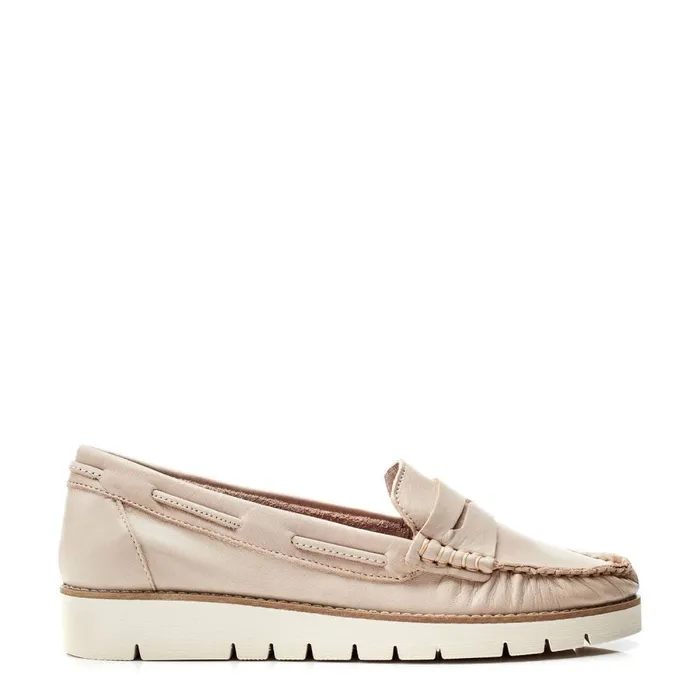 Casual Shoes Women Moda In Pelle Evenia Off White Leather