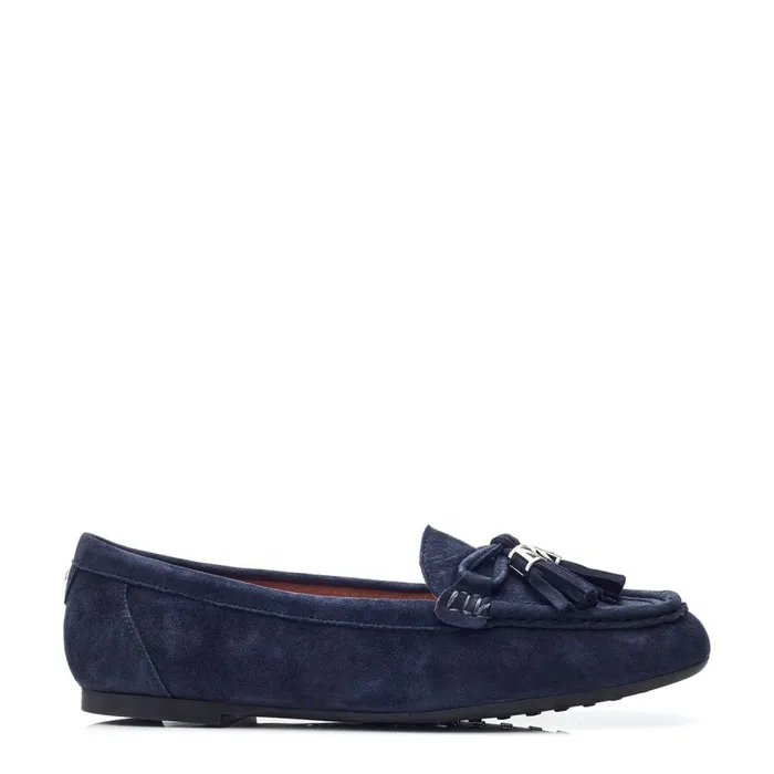 Casual Shoes Women Moda In Pelle Famina Navy Suede