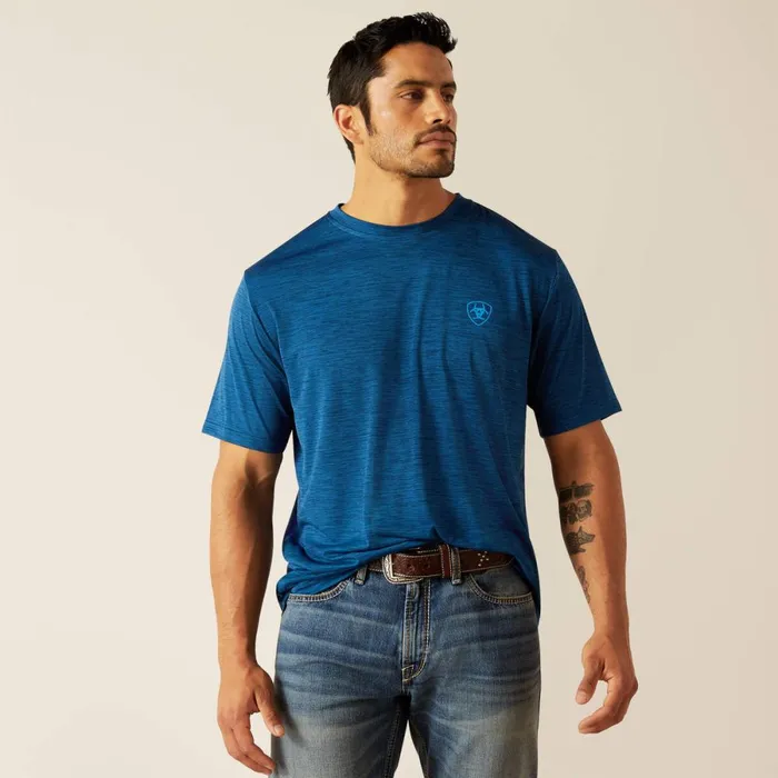 Charger Ariat SW Shield TShirt Poseidon Men Ariat TShirts and Polos Charger Ariat SW Shield TShirt Poseidon Men Ariat TShirts and Polos