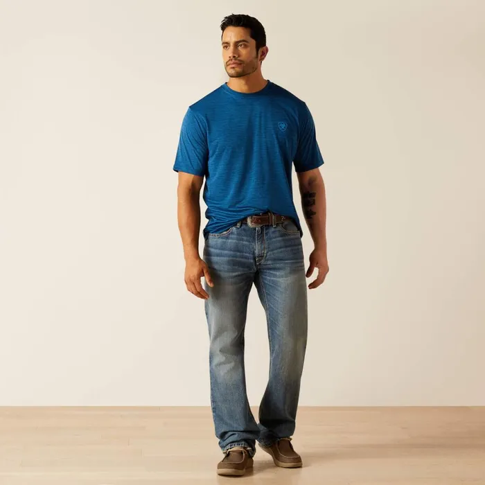 Charger Ariat SW Shield TShirt Poseidon Men Ariat TShirts and Polos Charger Ariat SW Shield TShirt Poseidon Men Ariat TShirts and Polos