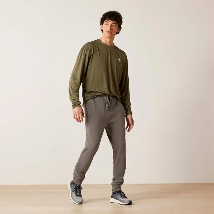 Charger Roundabout TShirt Brine Olive Men Ariat TShirts and Polos Charger Roundabout TShirt Brine Olive Men Ariat TShirts and Polos