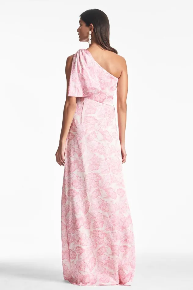 Chelsea Gown 8211 Rouge Damask Rose Women Sachin and Babi Boho
