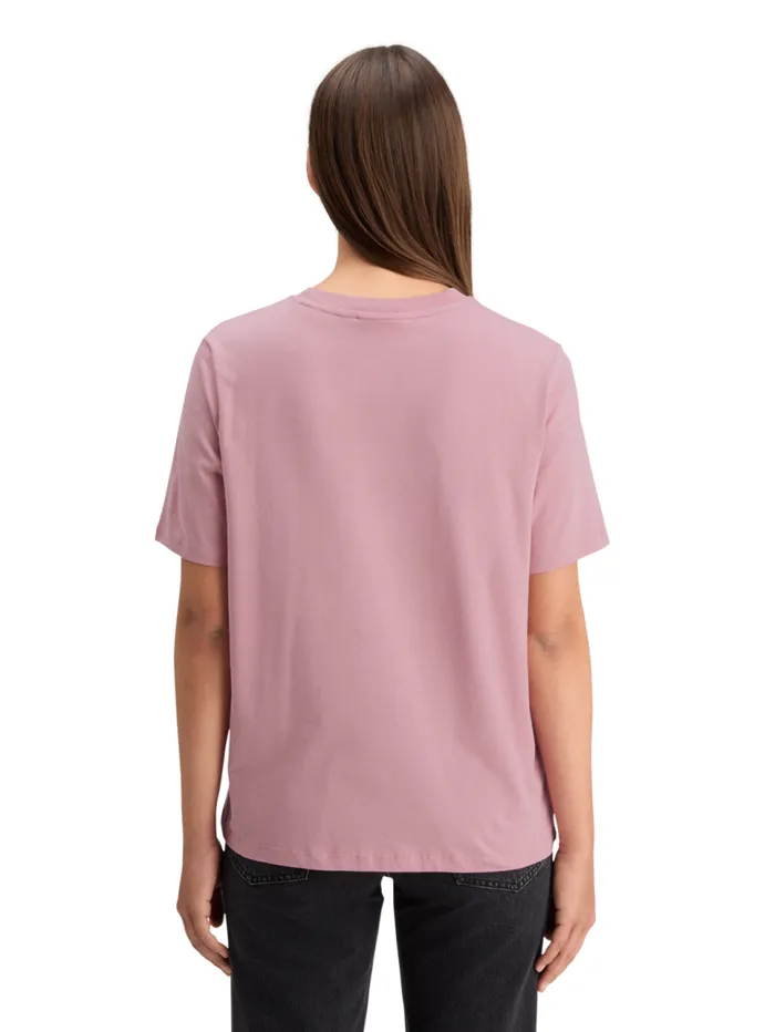 CHEST ARTWORK RELAXED FIT TSHIRT Antique Pink Women Scotch and Soda Tops and TShirts CHEST ARTWORK RELAXED FIT TSHIRT Antique Pink Women Scotch and Soda Tops and TShirts