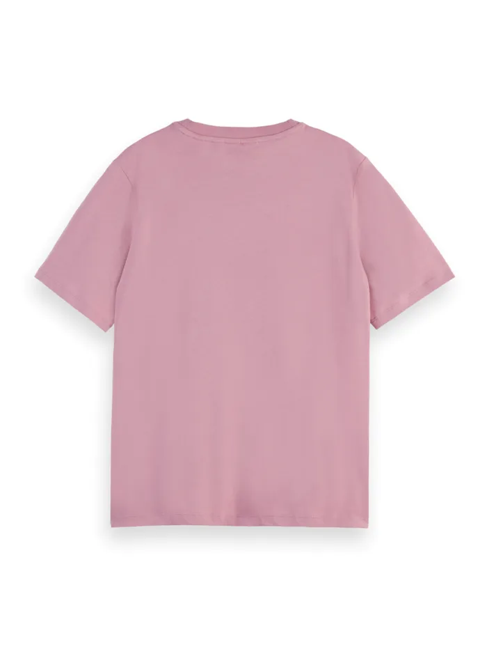 CHEST ARTWORK RELAXED FIT TSHIRT Antique Pink Women Scotch and Soda Tops and TShirts CHEST ARTWORK RELAXED FIT TSHIRT Antique Pink Women Scotch and Soda Tops and TShirts