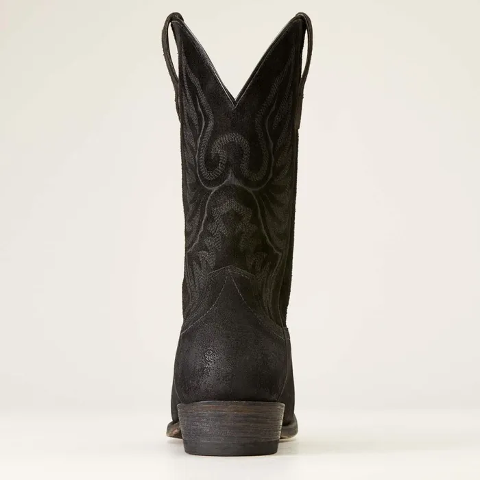Circuit High Stepper Western Boot Distressed Black Suede Men Ariat Western Boots Circuit High Stepper Western Boot Distressed Black Suede Men Ariat Western Boots