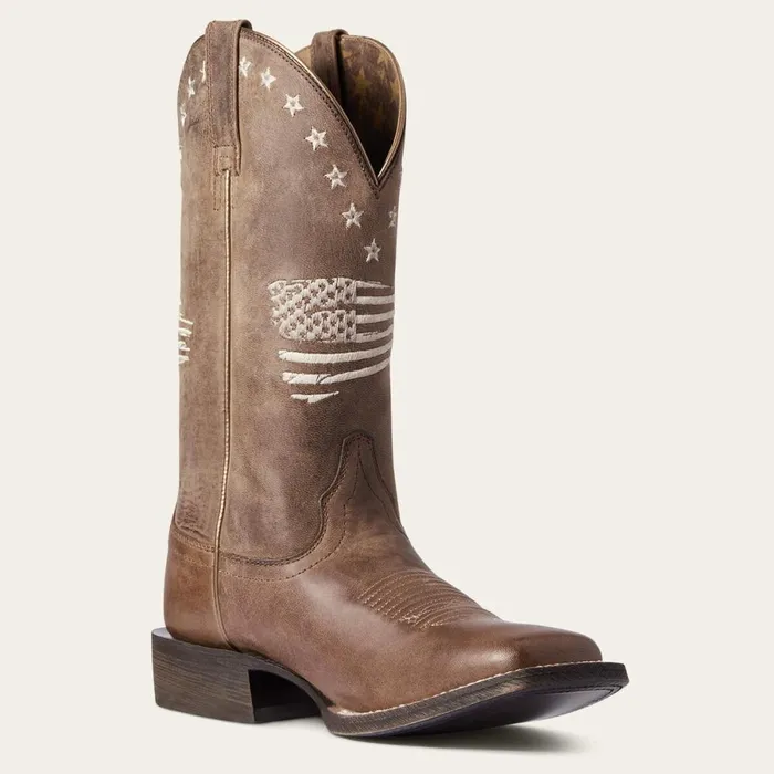 Circuit Patriot Western Boot Weathered Tan Women Ariat Western Boots Circuit Patriot Western Boot Weathered Tan Women Ariat Western Boots