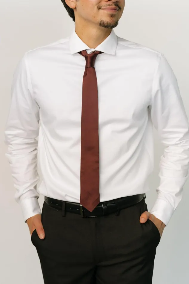 Classic Satin Tie Dark Clove Women Baltic Born Ties