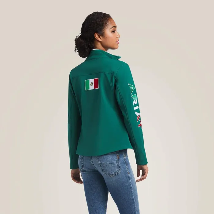 Classic Team Softshell MEXICO Jacket Verde Women Ariat Jackets and Vests