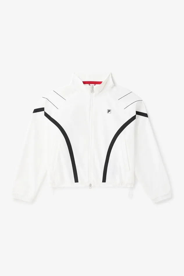Coats and Jackets Women Fila Tennis Jacket 110 Off White