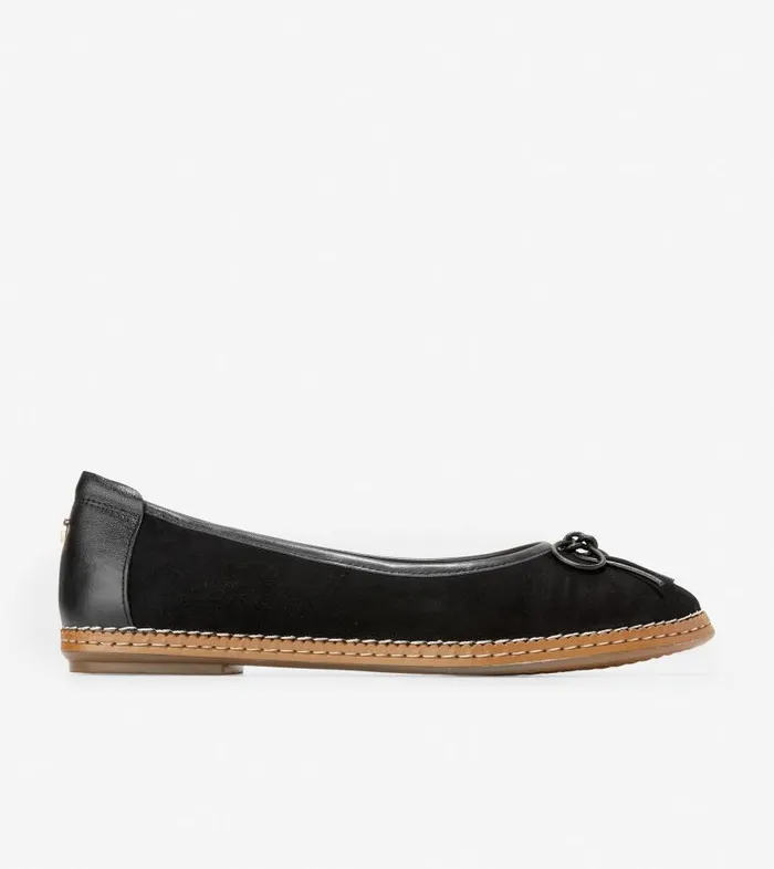 Cole Haan Flats and SlipOns Women Women039s Cloudfeel AllDay Ballet Flat Black