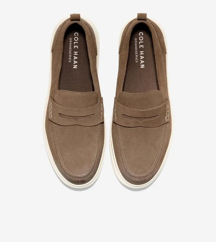Cole Haan Loafers and Drivers Men Men039s GrandPr Rally Penny Loafer Beige Cole Haan Loafers and Drivers Men Men039s GrandPr Rally Penny Loafer Beige