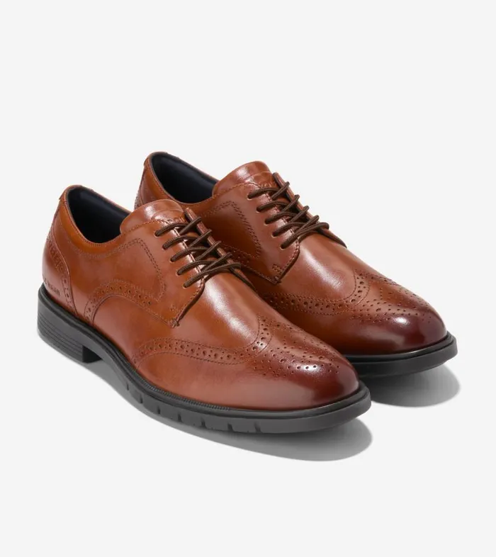 Cole Haan Oxfords Men Men039s GrandFlex Dress Wingtip Oxfords Brown Cole Haan Oxfords Men Men039s GrandFlex Dress Wingtip Oxfords Brown