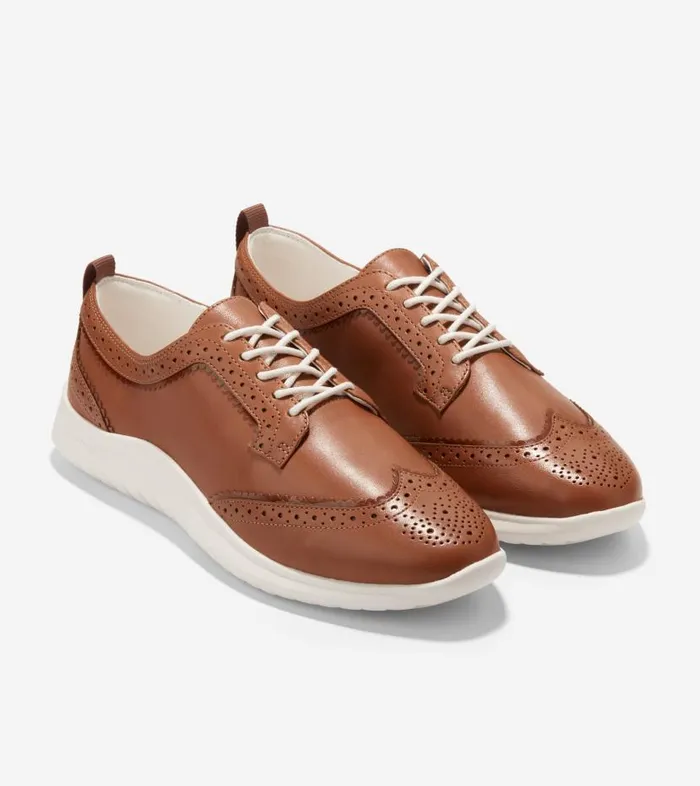 Cole Haan Oxfords Women Women039s ZERGRAND Meritt Wingtip Oxfords Brown Cole Haan Oxfords Women Women039s ZERGRAND Meritt Wingtip Oxfords Brown