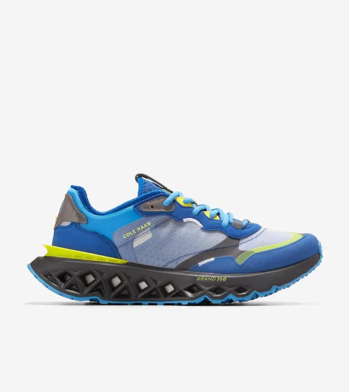 Cole Haan Sneakers Men Men039s 5ZERGRAND Embrostitch Running Shoe Blue