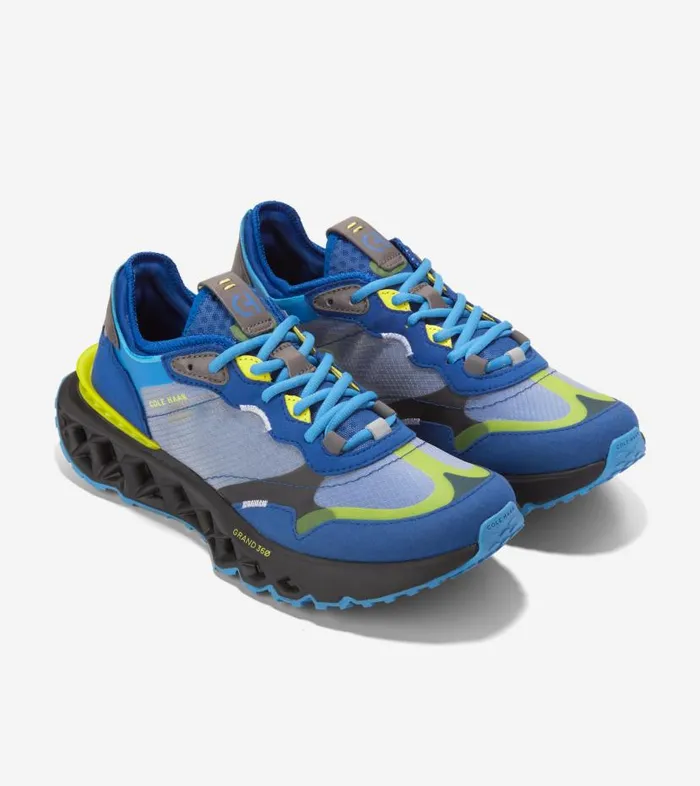 Cole Haan Sneakers Men Men039s 5ZERGRAND Embrostitch Running Shoe Blue
