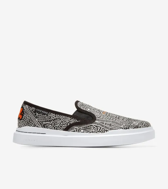 Cole Haan Sneakers Men Men039s Cole Haan X Keith Haring GrandPr Rally SlipOn Sneaker Black
