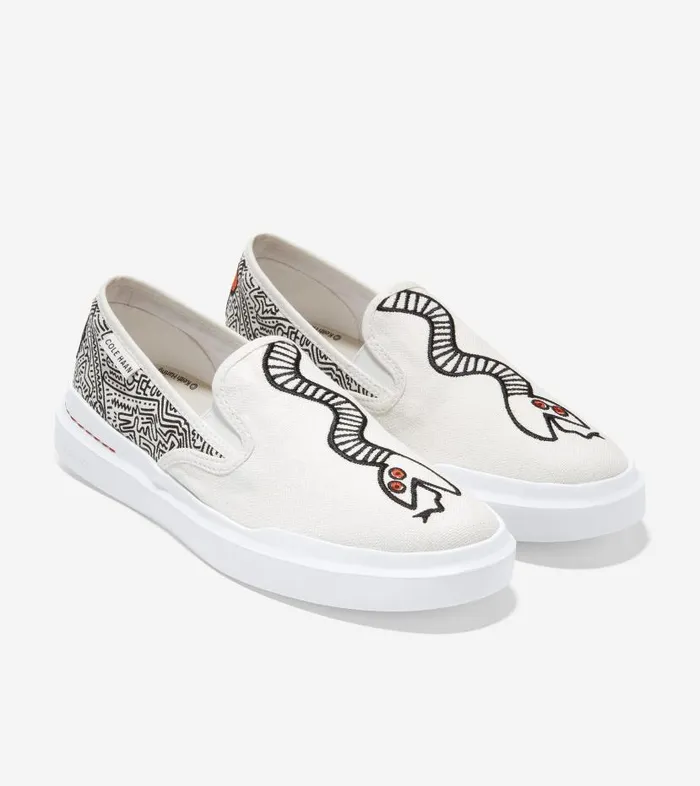 Cole Haan Sneakers Men Men039s Cole Haan X Keith Haring GrandPr Rally SlipOn Sneaker White Cole Haan Sneakers Men Men039s Cole Haan X Keith Haring GrandPr Rally SlipOn Sneaker White