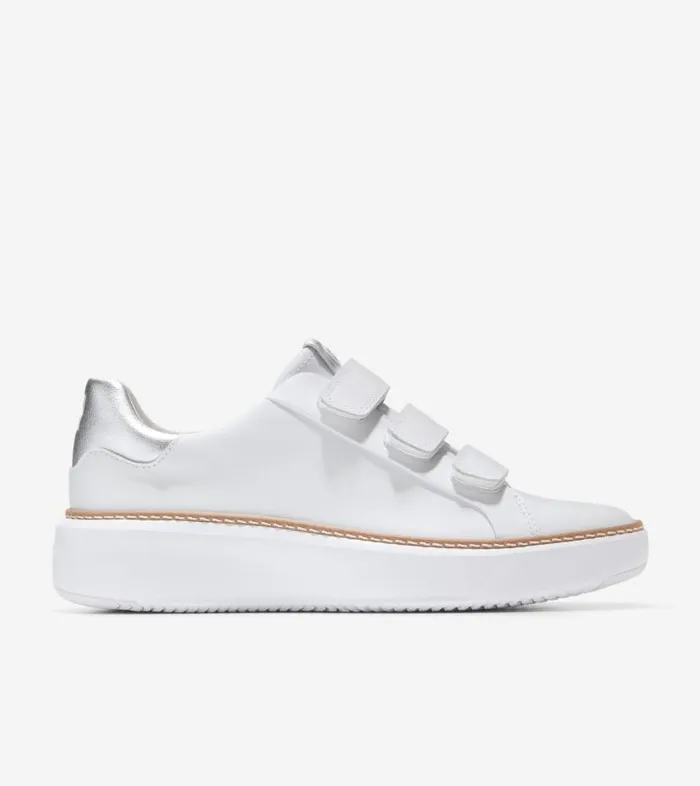 Cole Haan Sneakers Women Women039s GrandPr Topspin Triple Strap Sneakers White
