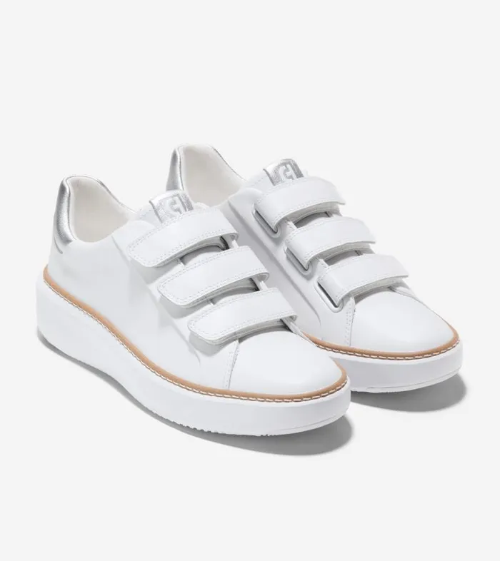 Cole Haan Sneakers Women Women039s GrandPr Topspin Triple Strap Sneakers White Cole Haan Sneakers Women Women039s GrandPr Topspin Triple Strap Sneakers White