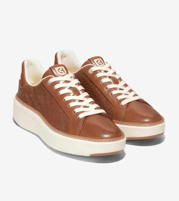 Cole Haan Tennis Women Women039s GrandPr Topspin Sneaker Brown Cole Haan Tennis Women Women039s GrandPr Topspin Sneaker Brown